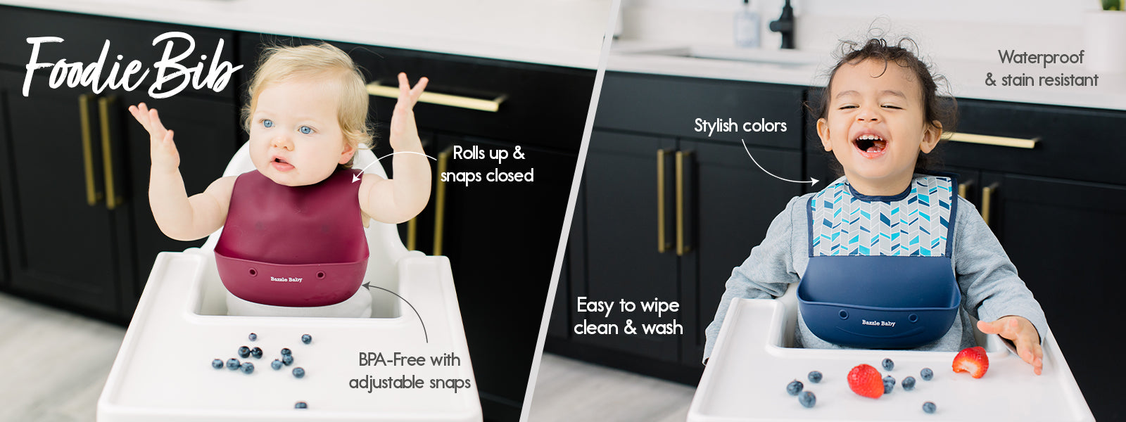 Foodie Silicone Feeding Bibs