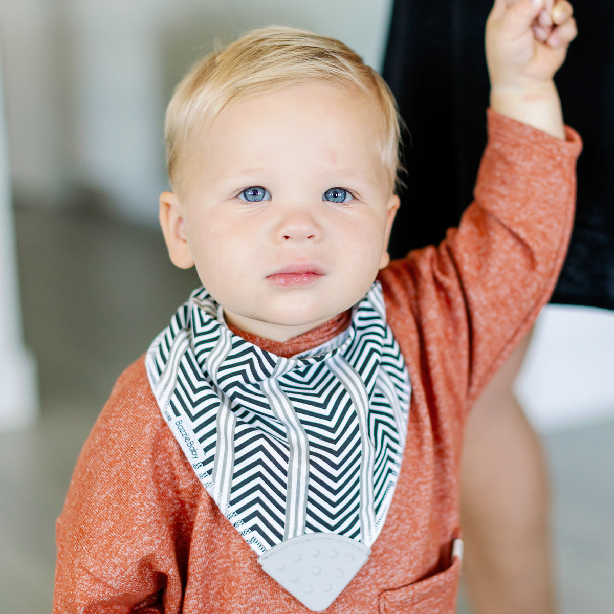 Bandana Bib with silicone teething piece 