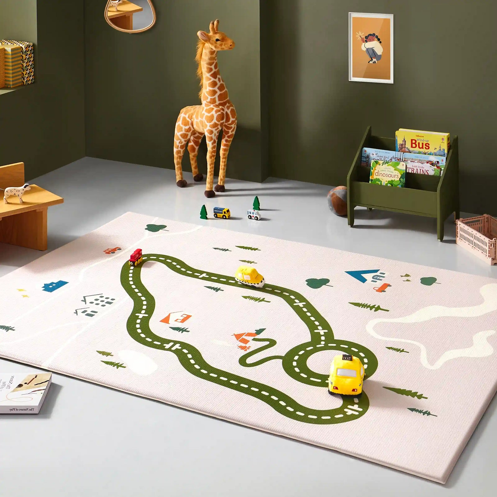 Double-Sided Baby Playmat Forest Track Wonder