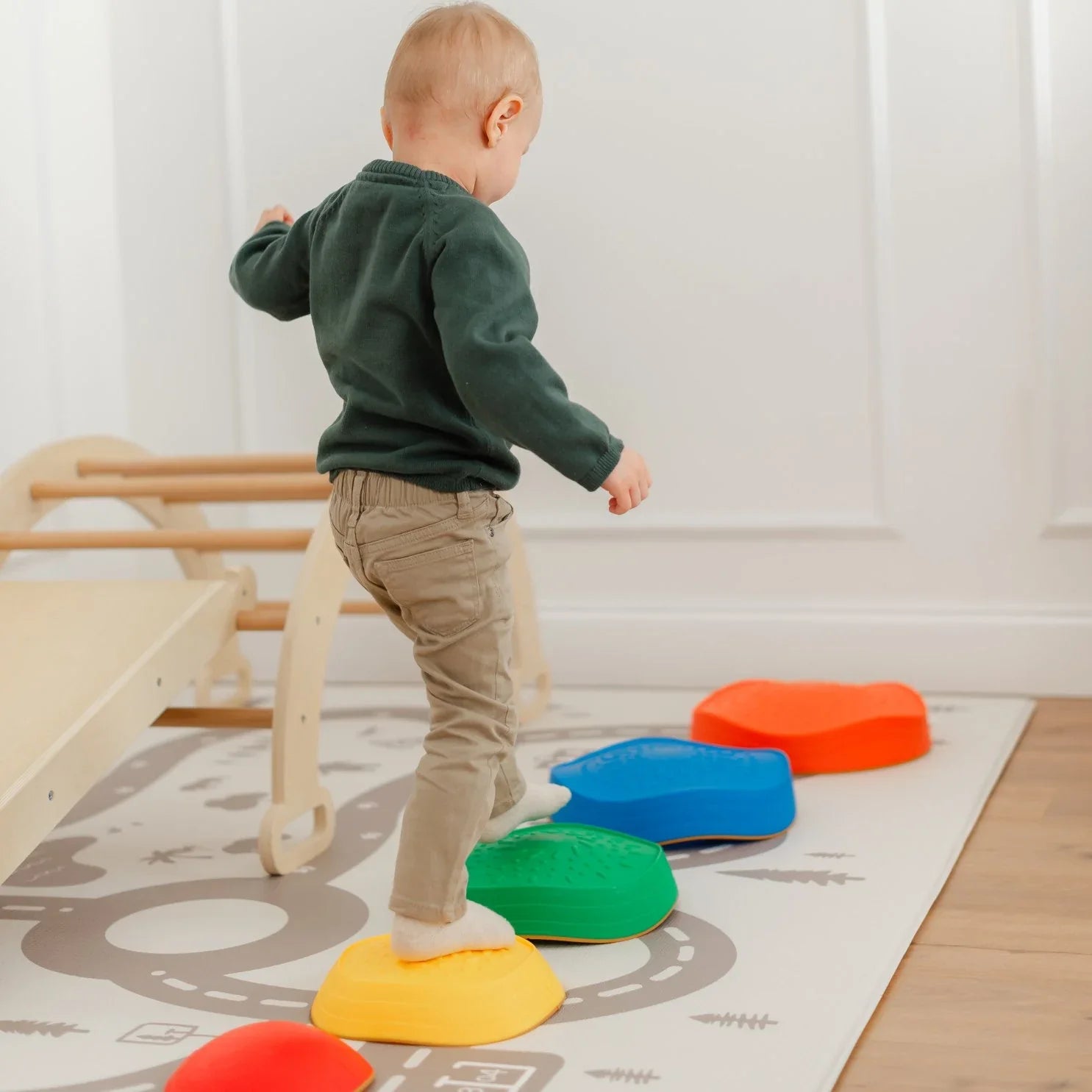 Stepping Stones - Rainbow Color